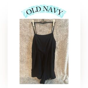 OLD NAVY Black Cami Romper XLP